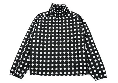 ブラックコムデギャルソン×ナイキBLACK COMME des GARCONS×NIKE ドットプリントアノラックトップス