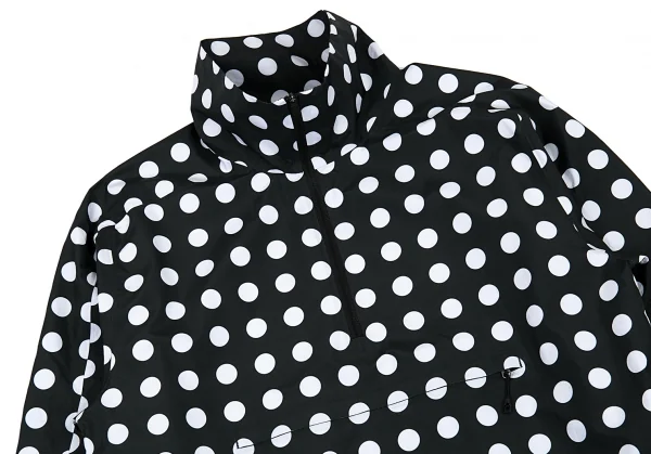 ブラックコムデギャルソン×ナイキBLACK COMME des GARCONS×NIKE ドットプリントアノラックトップス 黒M K-89336_002