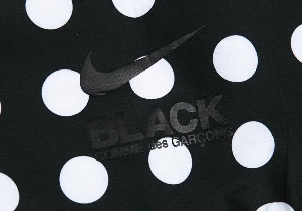 ブラックコムデギャルソン×ナイキBLACK COMME des GARCONS×NIKE ドットプリントアノラックトップス 黒M K-89336_011