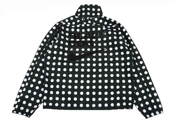 ブラックコムデギャルソン×ナイキBLACK COMME des GARCONS×NIKE ドットプリントアノラックトップス 黒M K-89336_013