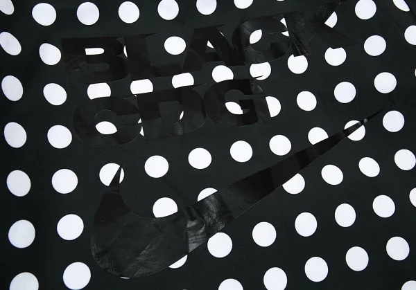 ブラックコムデギャルソン×ナイキBLACK COMME des GARCONS×NIKE ドットプリントアノラックトップス 黒M K-89336_014