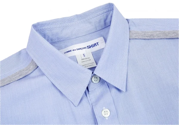 コムデギャルソン シャツCOMME des GARCONS SHIRT 天竺パイピングインサイドアウトシャツ 水色S K-89340_004