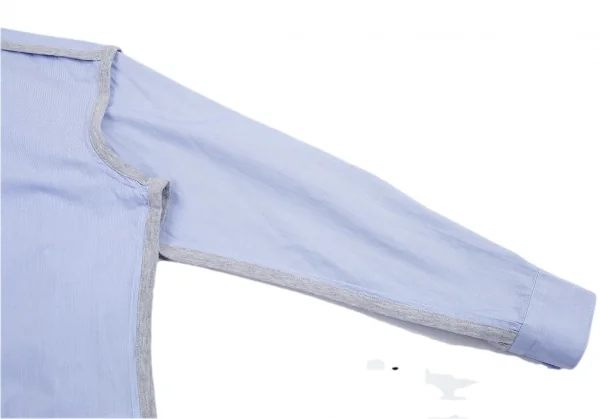コムデギャルソン シャツCOMME des GARCONS SHIRT 天竺パイピングインサイドアウトシャツ 水色S K-89340_007