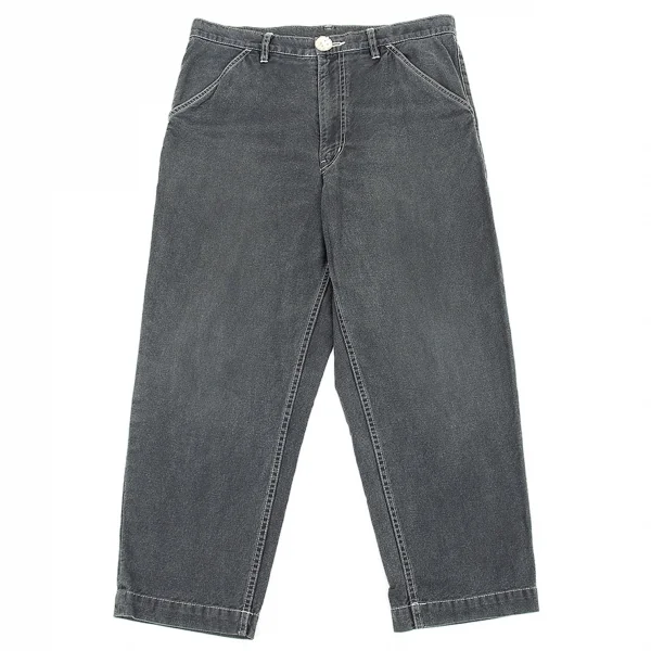 コムデギャルソン オムプリュスCOMME des GARCONS HOMME PLUS タイヤボタンコットンワークパンツ グレーM K-89345_001