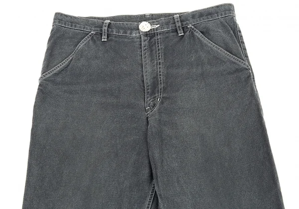 コムデギャルソン オムプリュスCOMME des GARCONS HOMME PLUS タイヤボタンコットンワークパンツ グレーM K-89345_002