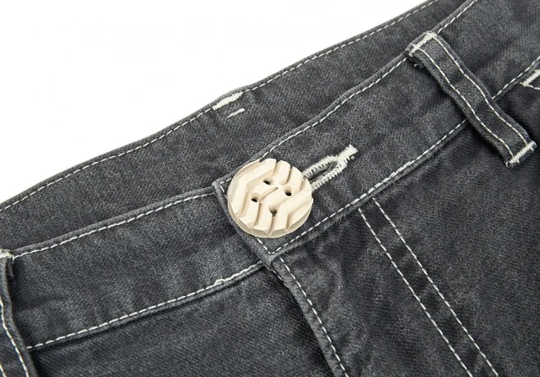 コムデギャルソン オムプリュスCOMME des GARCONS HOMME PLUS タイヤボタンコットンワークパンツ グレーM K-89345_003