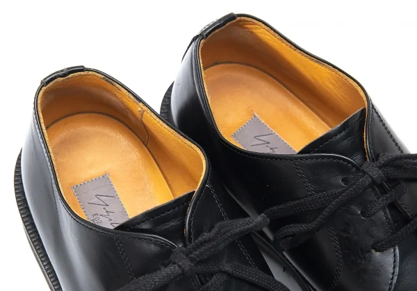 ヨウジヤマモト プールオムYohji Yamamoto POUR HOMME ストレートチップレザーシューズ 黒L(27位) K-89357_010