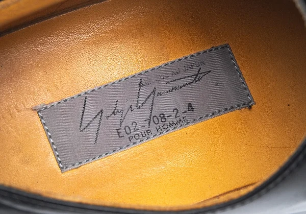 ヨウジヤマモト プールオムYohji Yamamoto POUR HOMME ストレートチップレザーシューズ 黒L(27位) K-89357_012