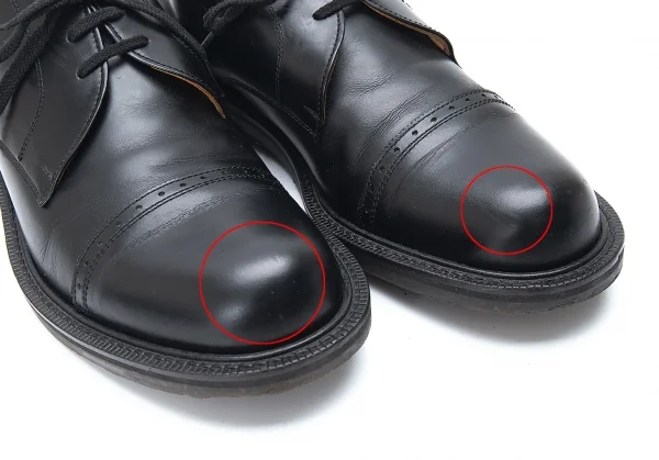 ヨウジヤマモト プールオムYohji Yamamoto POUR HOMME ストレートチップレザーシューズ 黒L(27位) K-89357_006