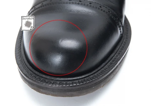 ヨウジヤマモト プールオムYohji Yamamoto POUR HOMME ストレートチップレザーシューズ 黒L(27位) K-89357_007