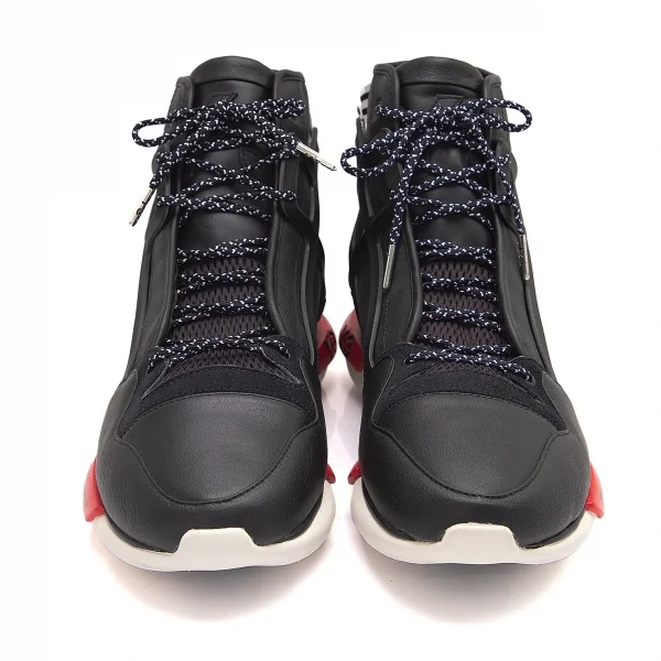 ワイスリーY-3 カーサ レーサーQASA RACER ハイカットスニーカー 黒28 K-89420_002