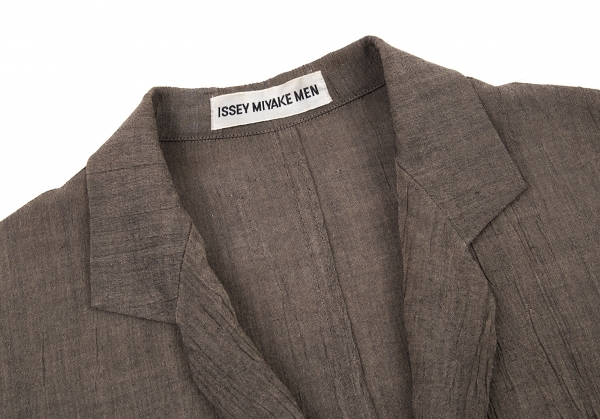 ISSEY MIYAKE MEN イッセイミヤケ シワ加工 ジャケット パンツ