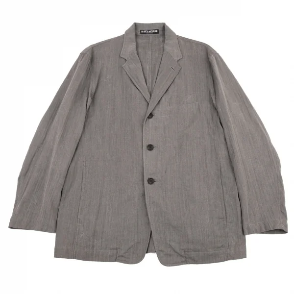 ISSEY MIYAKE WHITE LABEL Dyed Cotton Jacket Grey 2 K-89529_001