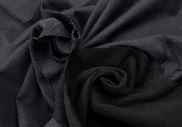 ヨウジヤマモト プールオムYohji Yamamoto POUR HOMME 異素材裁ち切りリバーシブルレイヤードジャケット グレー黒2 K-89596_016