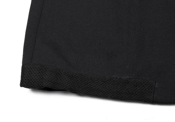 ヨウジヤマモト プールオムYohji Yamamoto POUR HOMME バックテープ切替メッシュ裏ストレッチジャケット 黒3 K-89629_010