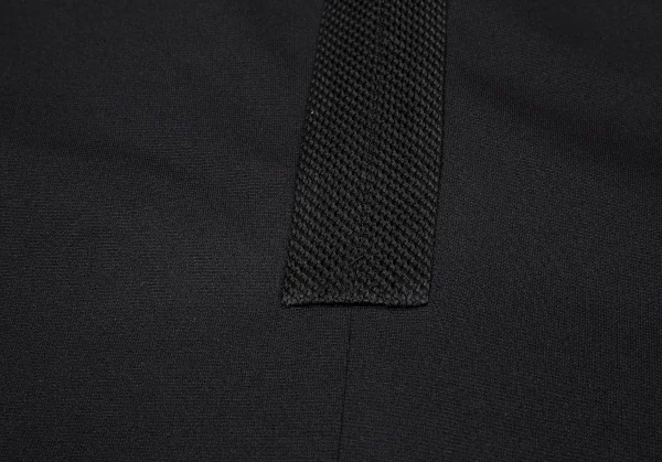 ヨウジヤマモト プールオムYohji Yamamoto POUR HOMME バックテープ切替メッシュ裏ストレッチジャケット 黒3 K-89629_015
