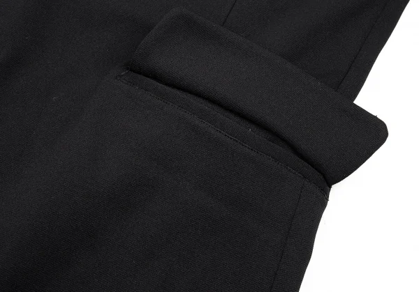 ヨウジヤマモト プールオムYohji Yamamoto POUR HOMME バックテープ切替メッシュ裏ストレッチジャケット 黒3 K-89629_009