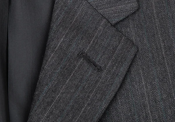 ヨウジヤマモトコスチュームドオム Yohji Yamamoto COSTUME D'HOMME ウールストライプBジャケット グレー3 K-89639_003