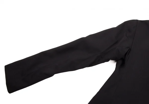 ワイズY’s ウールギャバダーツウエストシェイプデザインジャケット 濃紺2 K-89647_011