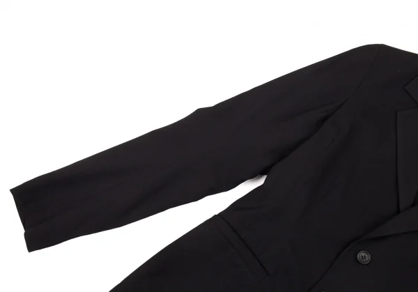 ワイズY’s ウールギャバダーツウエストシェイプデザインジャケット 濃紺2 K-89647_005