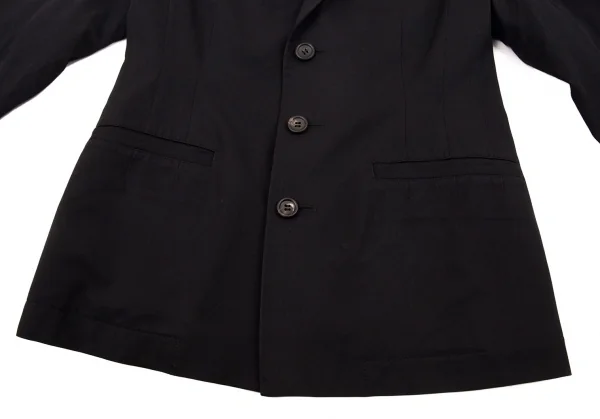 ワイズY’s ウールギャバダーツウエストシェイプデザインジャケット 濃紺2 K-89647_007