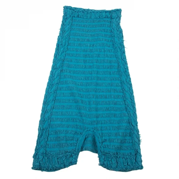 イッセイミヤケ ミーISSEY MIYAKE me シャーリングボーダーセットアップスーツ 水色M位 K-89681_010