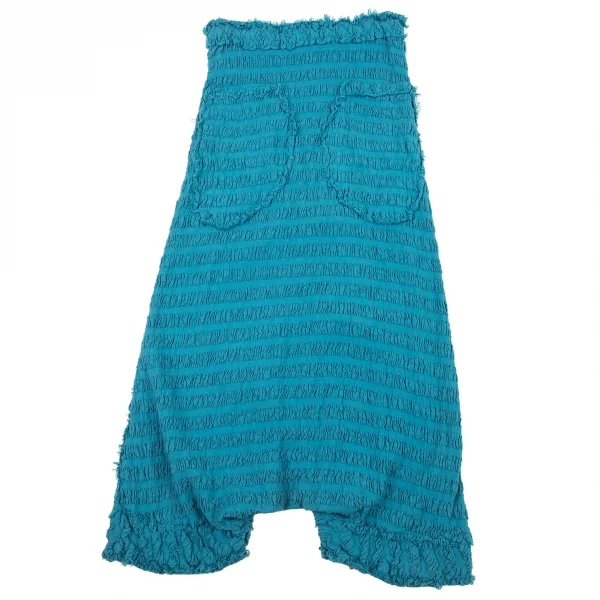 イッセイミヤケ ミーISSEY MIYAKE me シャーリングボーダーセットアップスーツ 水色M位 K-89681_015