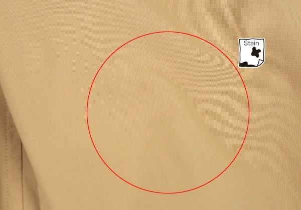 イッセイミヤケISSEY MIYAKE コットンツータック裾ボタンパンツ ベージュ3 K-89717_007