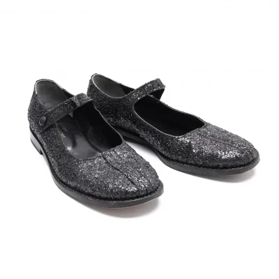 トリココムデギャルソンtricot COMME des GARCONS グリッターメリージェーンシューズ