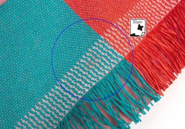 イッセイミヤケISSEY MIYAKE ペーパーフリンジ刺し子風生地ジャケット マルチ2 K-89795_007