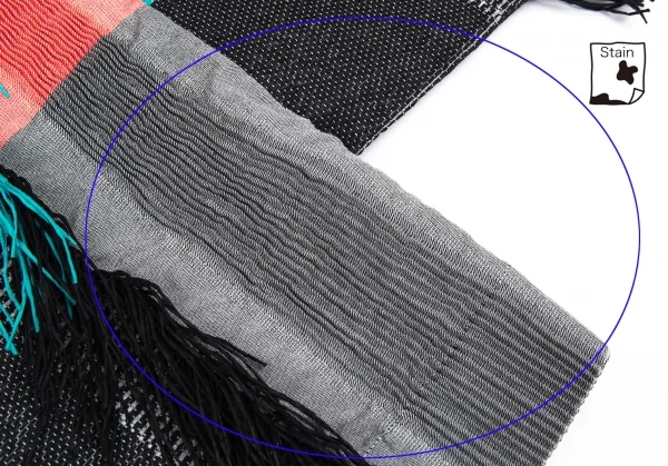 イッセイミヤケISSEY MIYAKE ペーパーフリンジ刺し子風生地ジャケット マルチ2 K-89795_010