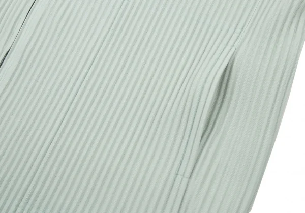 オムプリッセ イッセイ ミヤケHOMME PLISSE ISSEY MIYAKE プリーツジップアップカーディガン ライトミント2 K-89800_010