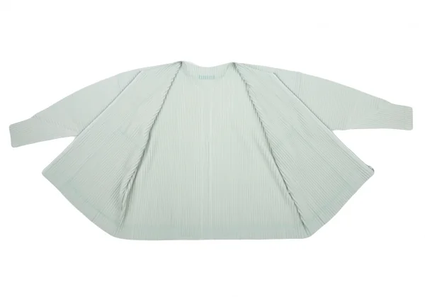 オムプリッセ イッセイ ミヤケHOMME PLISSE ISSEY MIYAKE プリーツジップアップカーディガン ライトミント2 K-89800_011