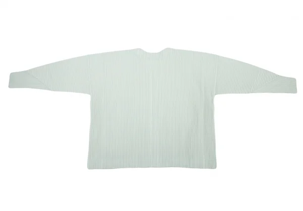 オムプリッセ イッセイ ミヤケHOMME PLISSE ISSEY MIYAKE プリーツジップアップカーディガン ライトミント2 K-89800_012