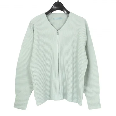 オムプリッセ イッセイ ミヤケHOMME PLISSE ISSEY MIYAKE プリーツジップアップカーディガン