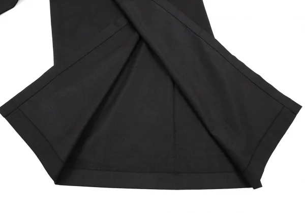 イッセイミヤケISSEY MIYAKE 132 5. ポリウールラップパンツ 黒3 K-89817_011