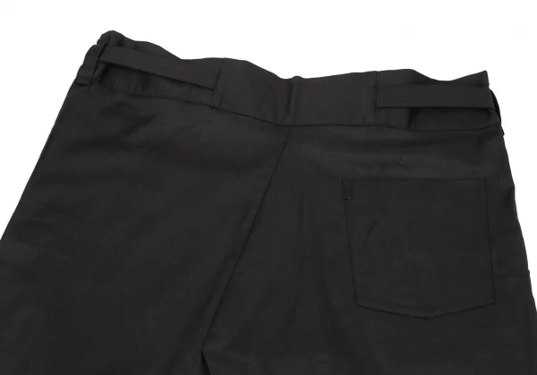 イッセイミヤケISSEY MIYAKE 132 5. ポリウールラップパンツ 黒3 K-89817_015