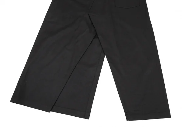 イッセイミヤケISSEY MIYAKE 132 5. ポリウールラップパンツ 黒3 K-89817_017