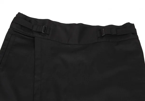 イッセイミヤケISSEY MIYAKE 132 5. ポリウールラップパンツ 黒3 K-89817_002