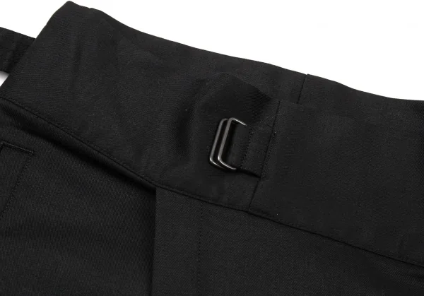 イッセイミヤケISSEY MIYAKE 132 5. ポリウールラップパンツ 黒3 K-89817_004