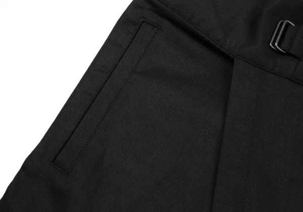 イッセイミヤケISSEY MIYAKE 132 5. ポリウールラップパンツ 黒3 K-89817_005