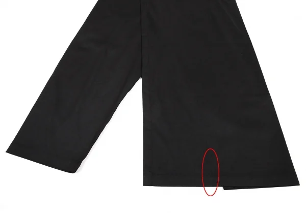 イッセイミヤケISSEY MIYAKE 132 5. ポリウールラップパンツ 黒3 K-89817_007