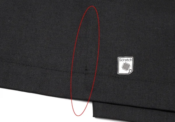 イッセイミヤケISSEY MIYAKE 132 5. ポリウールラップパンツ 黒3 K-89817_008