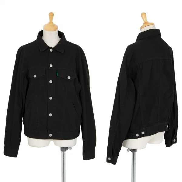 ポールスミス ジーンズPaul Smith JEANS コットンリップストップトラッカージャケット 黒M K-89822_001