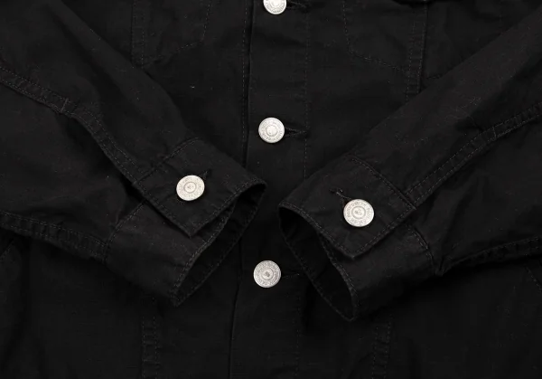 ポールスミス ジーンズPaul Smith JEANS コットンリップストップトラッカージャケット 黒M K-89822_010