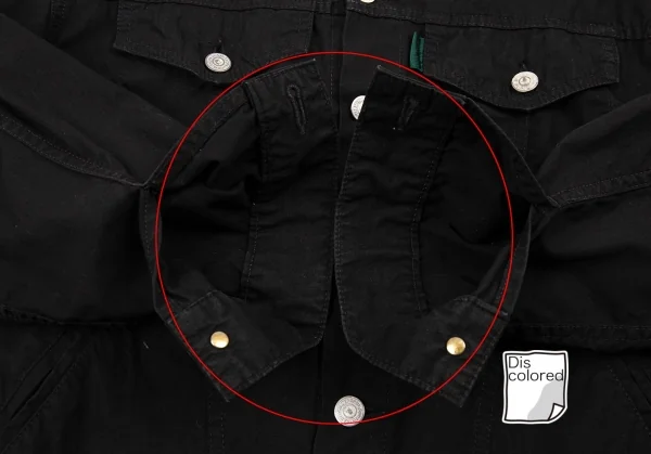 ポールスミス ジーンズPaul Smith JEANS コットンリップストップトラッカージャケット 黒M K-89822_011