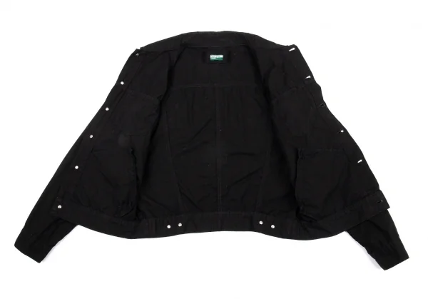 ポールスミス ジーンズPaul Smith JEANS コットンリップストップトラッカージャケット 黒M K-89822_014