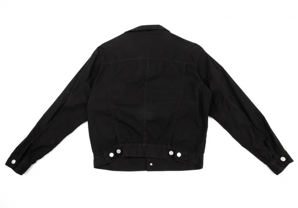 ポールスミス ジーンズPaul Smith JEANS コットンリップストップトラッカージャケット 黒M K-89822_015