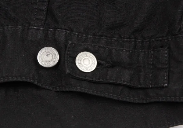 ポールスミス ジーンズPaul Smith JEANS コットンリップストップトラッカージャケット 黒M K-89822_016