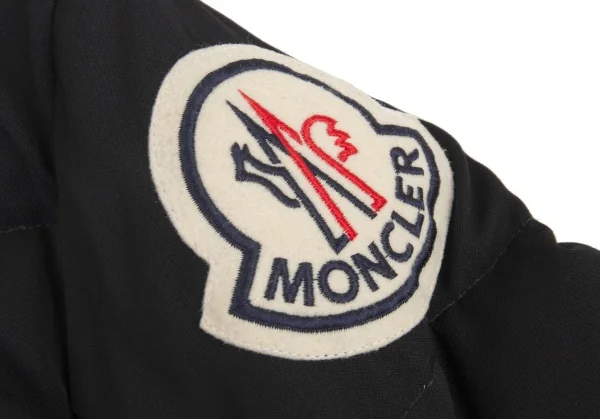 ジュンヤワタナベマン コムデギャルソン×モンクレールJUNYA WATANABE MAN COMME des GARCONS×MONCLER 裏ダックカモウールギャバダウンジャケット 黒SS K-89840_004